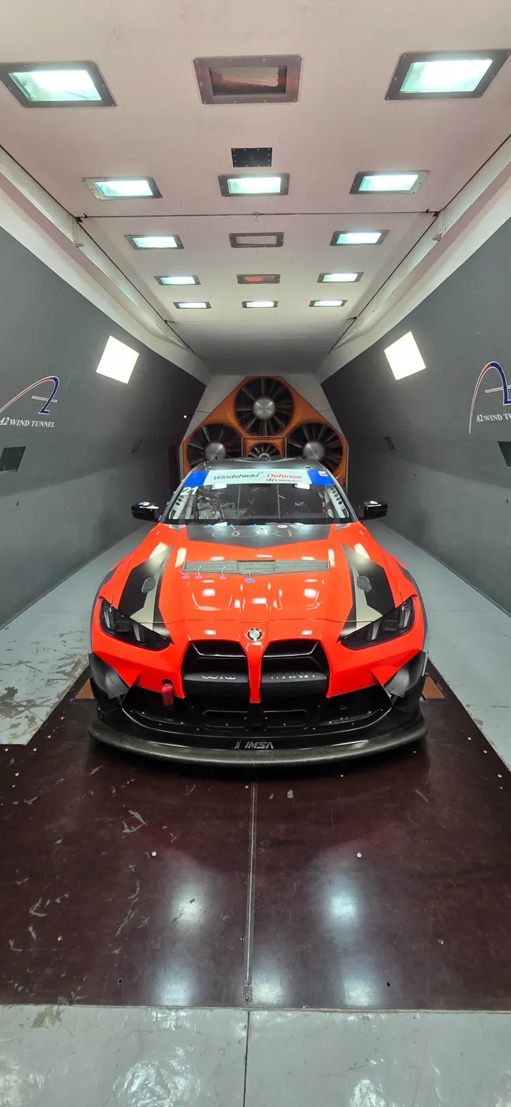 BMW M4 GT4 EVO in the A2 Wind Tunnel